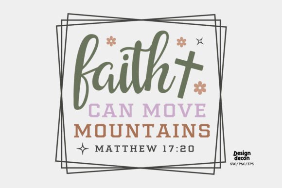 Christian Faith Retro SVG