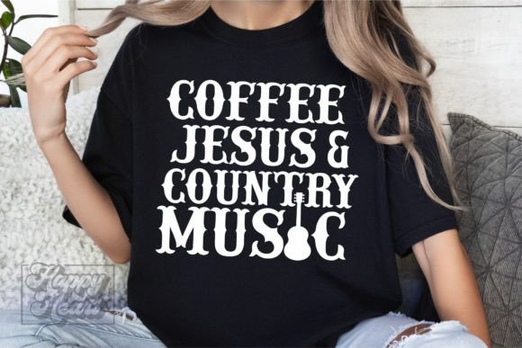Coffee Jesus Country Music SVG for Crafts