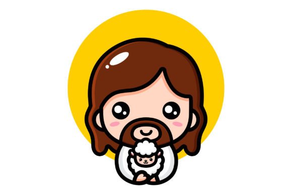 Cute Jesus is My Shepherd